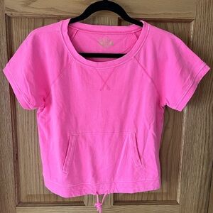 Lilly Pulitzer Vibrant Pink Short Sleeve Top